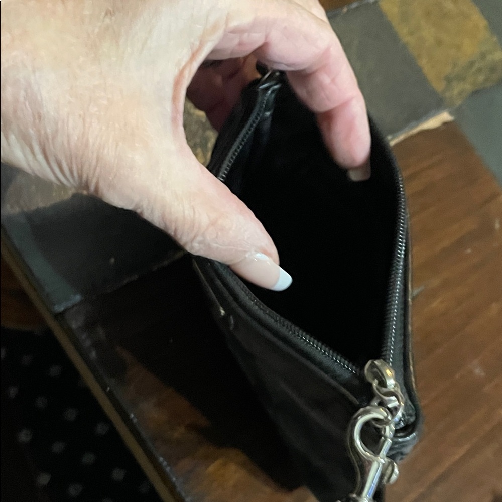 Coach Black Signature Wristlet - Picture 7 of 10